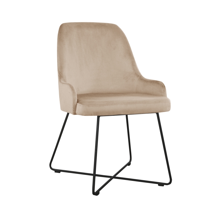 Gepolsterter Stuhl ANNY CROSS